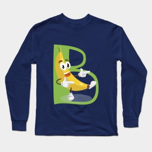 Alphabet n Banana Long Sleeve T-Shirt